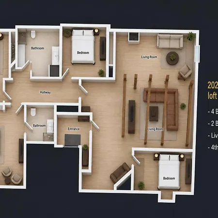 Lägenhet Loft Harbour 4br 2bath - 2026 Newbuilt - Skb17-401 Bergen